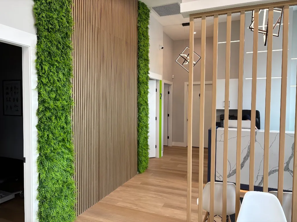 Revive Rehab Langley Willoughby Modern Wood Panel Feature Wall