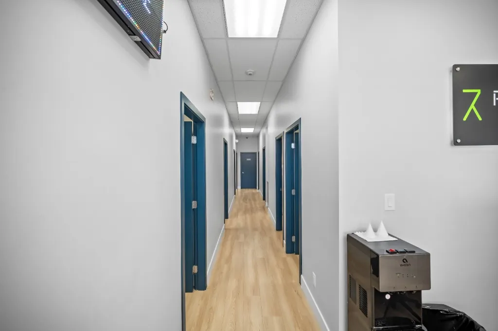 Revive Rehab Surrey Chimney Hill Treatment Hallway & Patient Suites