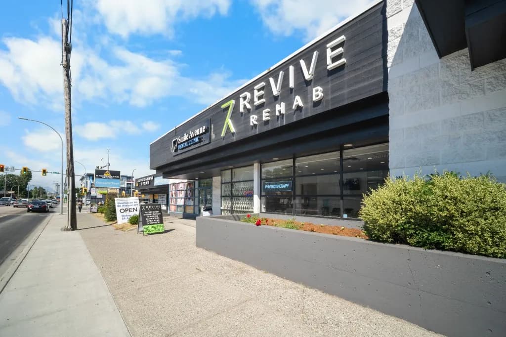 Revive Rehab Surrey Scott Road Storefront Entrance & Plaza