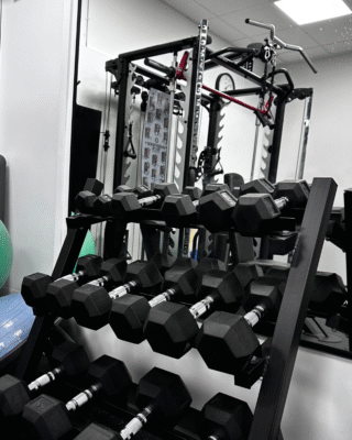 State-of-the-art physiotherapy tools at Abbotsford